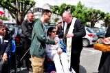 2011 Lourdes Pilgrimage - Archbishop Dolan with Malades (224/267)